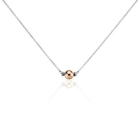 Collier Argent Bicolore Pelage - Colliers Femme | Marc Orian