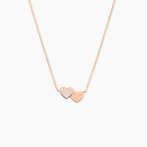 Collier Deven Argent Rose Oxyde De Zirconium - Colliers avec pierres Femme | Marc Orian