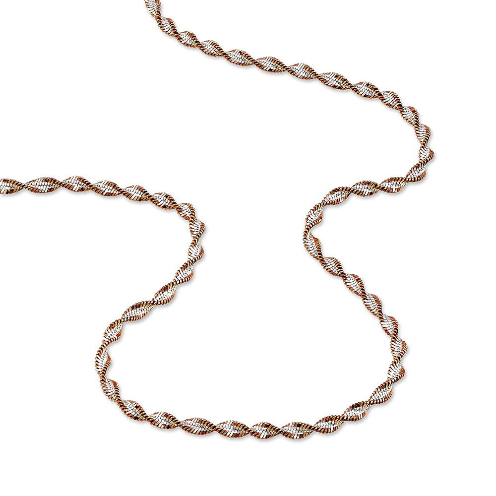 Collier Abie Torsade Argent Bicolore - Chaines Femme | Marc Orian