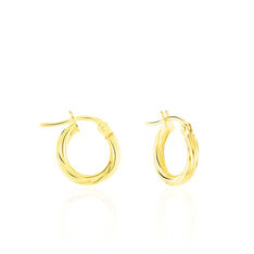 Créoles Youri Or Jaune - Boucles d'oreilles Créoles Femme | Marc Orian