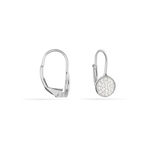 Boucles D'oreilles Pendantes Maximine Argent Blanc Oxyde De Zirconium - Pendantes Femme | Marc Orian
