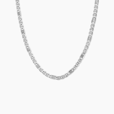 Chaine Jeremi Argent Blanc - Chaines Homme | Marc Orian