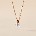 Collier Nelina Plaqu&eacute; Or Jaune Oxyde De Zirconium - Colliers avec pierres Femme | Marc Orian