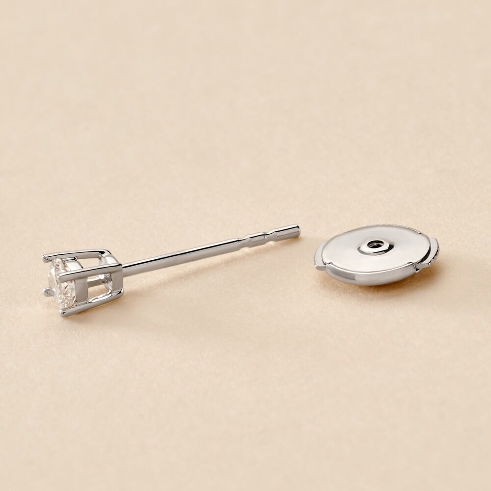 Fermoir Boucle D'oreille Securite Or Blanc - Soins et accessoires Famille | Marc Orian