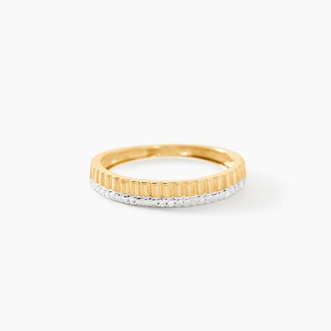Alliance Or Jaune Adah Diamants - Bagues pierres pr&eacute;cieuses Femme | Marc Orian