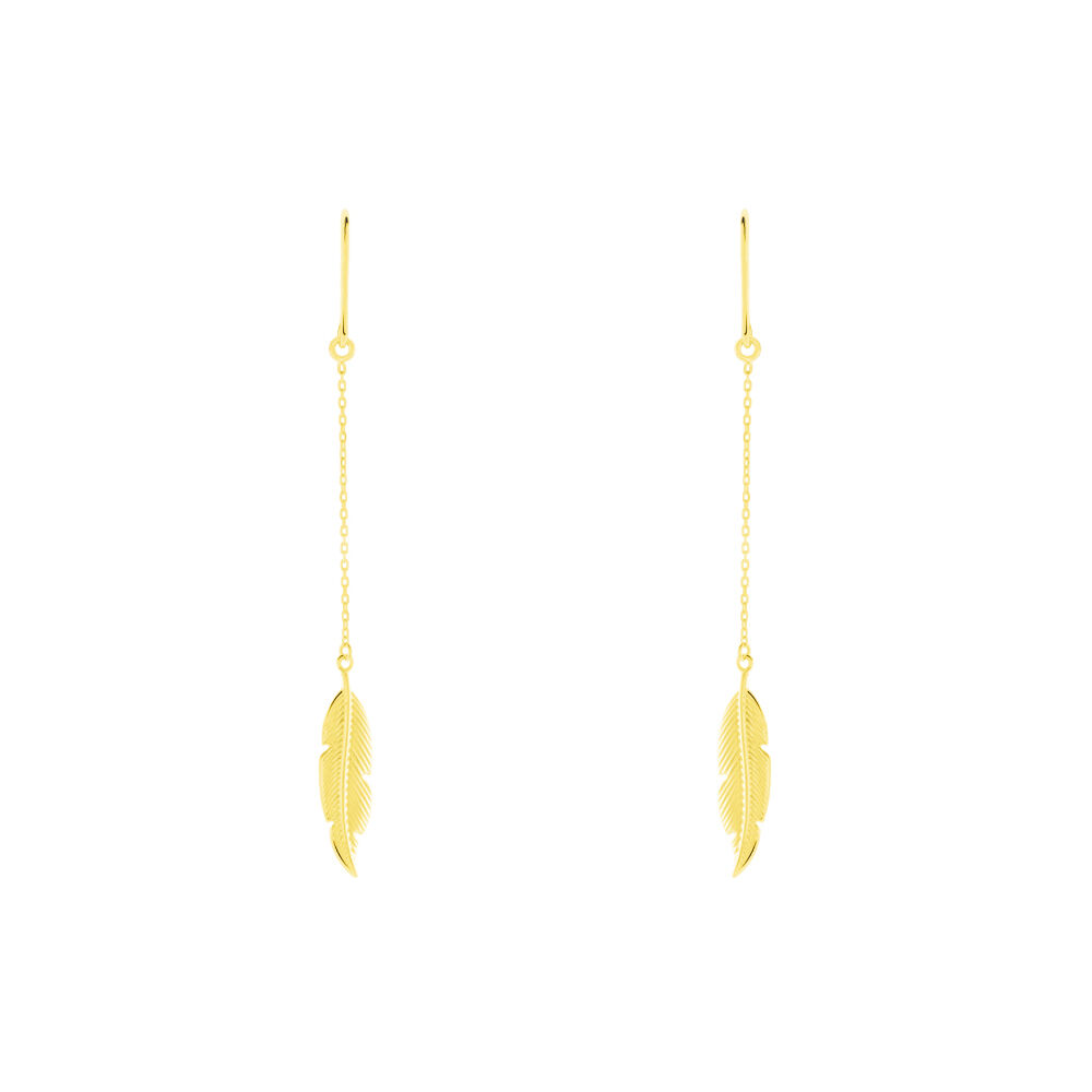 Boucles D'oreilles Pendantes Aubaine Or Jaune - Pendantes Femme | Marc Orian