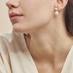 Bijoux D'oreilles Metisse Or Jaune Perle De Culture - Boucles d'oreilles Ear cuffs Femme | Marc Orian