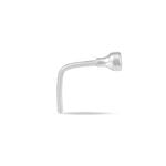 Piercing De Nez Fethi Serti Clos Or Blanc Oxyde De Zirconium - Piercing Nez Famille | Marc Orian