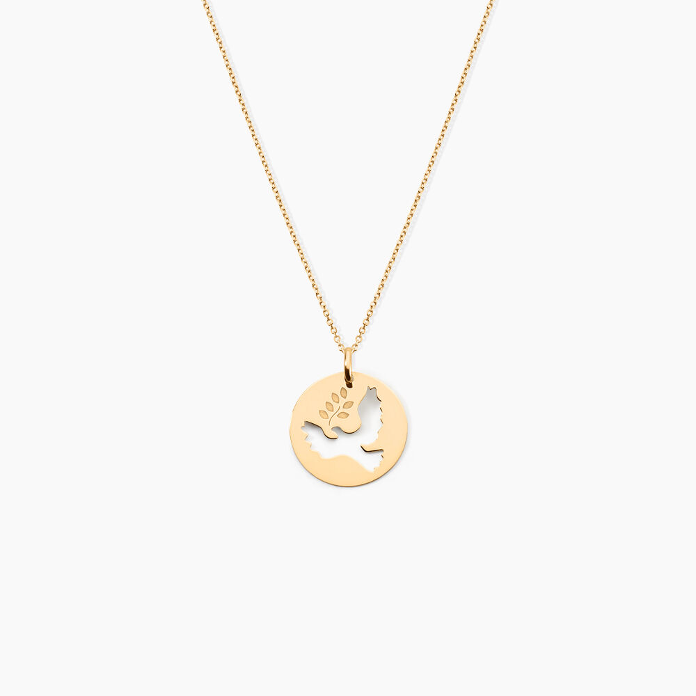 Pendentif Anny Colombe Or Jaune - Pendentifs Famille | Marc Orian