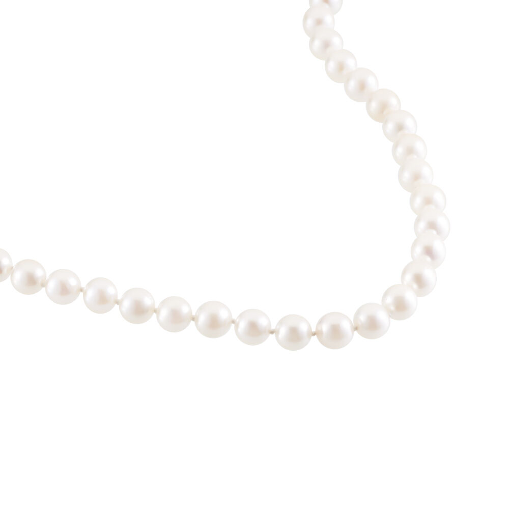 Collier Akoya Or Jaune Perle De Culture D'akoya - Colliers avec pierres Femme | Marc Orian