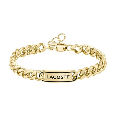 Bracelet Lacoste District Acier Jaune - Bracelets chaînes Homme | Marc Orian