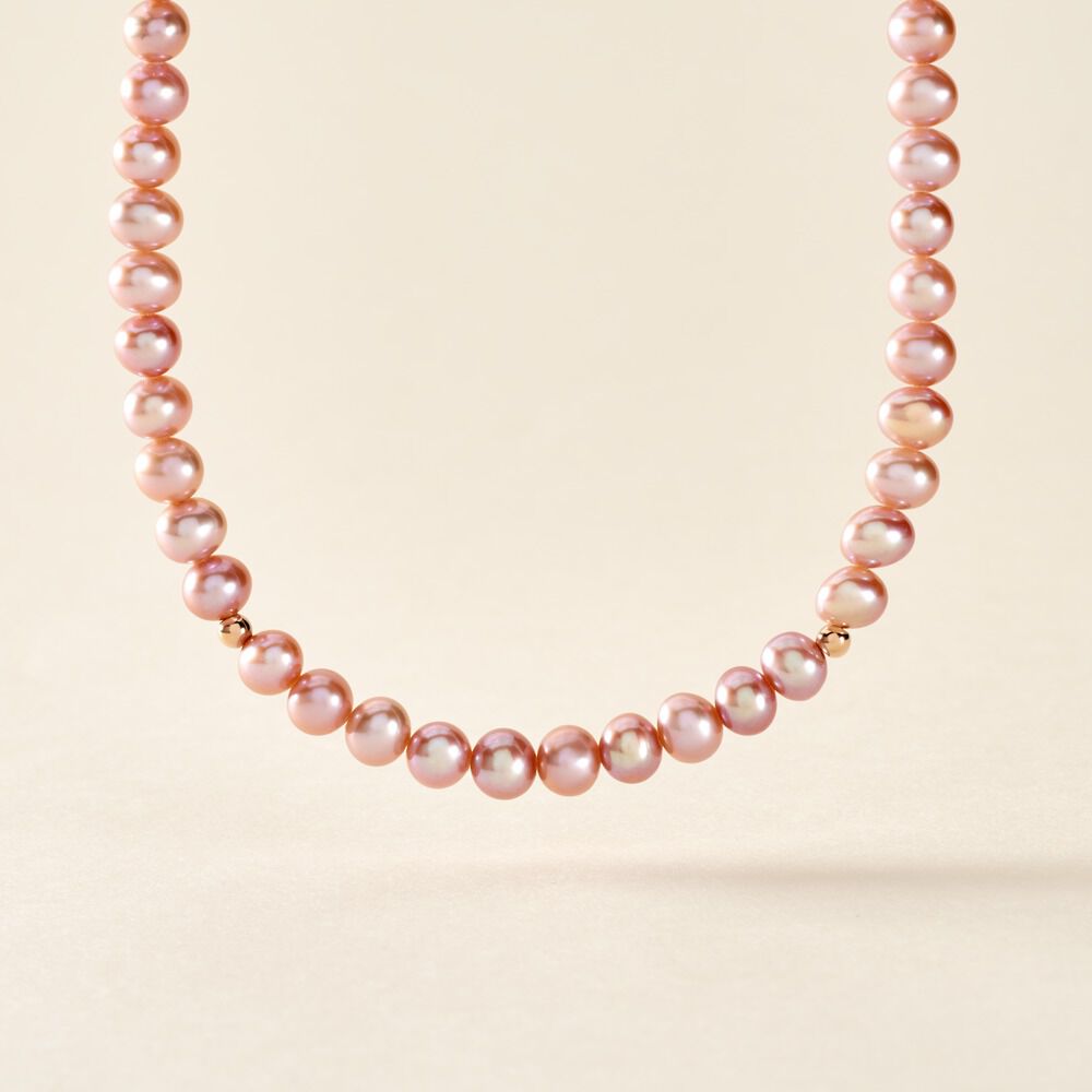 Collier Multicolore Or Jaune Perle De Culture - Colliers avec pierres Femme | Marc Orian