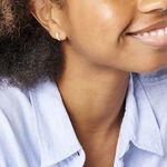 Boucles D'oreilles Izefia Rondes Or Jaune Oxyde De Zirconium - Cr&eacute;oles Femme | Marc Orian