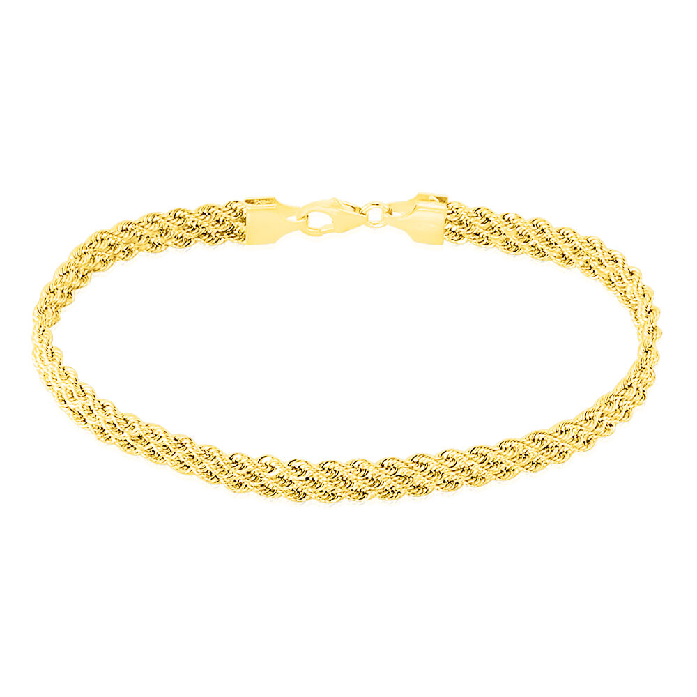Bracelet Jerry Maille Corde 3 Rangs Or Jaune - Bracelets Femme | Marc Orian