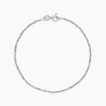 Bracelet Arletty Argent Blanc - Bracelets fantaisie Femme | Marc Orian