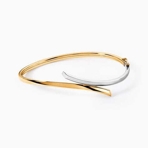 Bracelet Jonc Loise Flexible Or Bicolore - Bracelets joncs Femme | Marc Orian