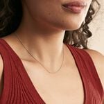 Cha&icirc;ne Iris Maille Gourmette Or Blanc - Chaines Femme | Marc Orian