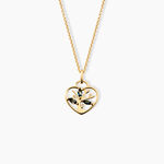 Pendentif Baylee Argent Dor&eacute; A L'Or 750/1000 Topaze Oxyde De Zirconium - Pendentifs Femme | Marc Orian