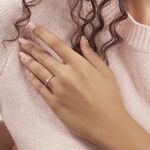 Bague Solitaire Hemera Or Blanc Diamant - Solitaires Femme | Marc Orian