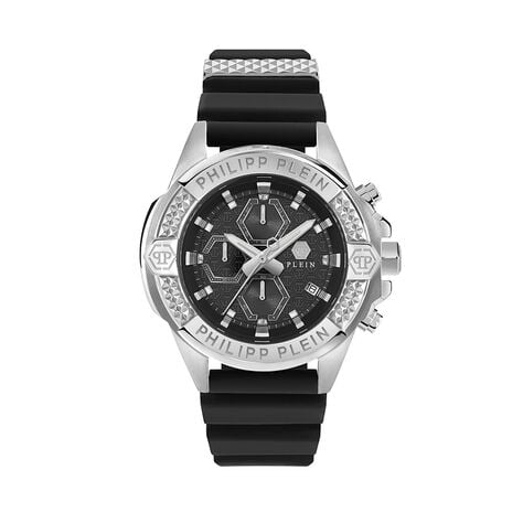 Montre Philipp Plein The $Kull Chrono Noir - Montres &eacute;tanches Homme | Marc Orian