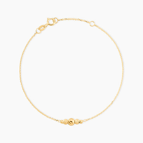 Bracelet Or Jaune Jeanaelle - Bracelets cha&icirc;nes Femme | Marc Orian