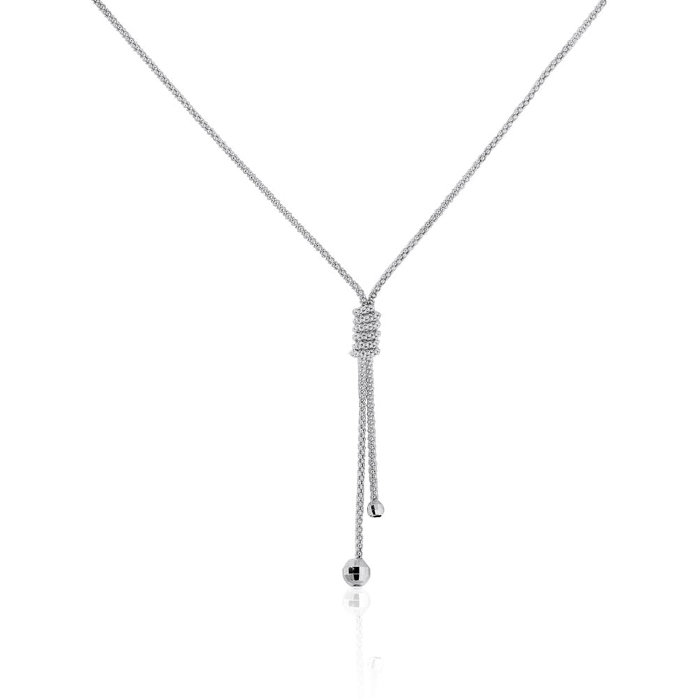 Collier Lassy Argent Blanc - Colliers Femme | Marc Orian