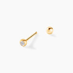 Piercing Elpida Or Jaune Oxyde De Zirconium - Piercings Femme | Marc Orian