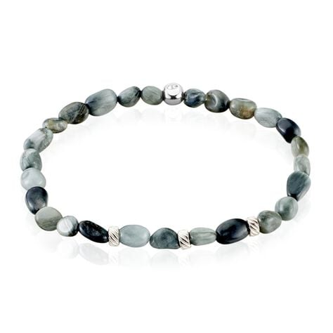Bracelet Jourdan Boreal Argent Blanc Quartz - Bracelets fantaisie Homme | Marc Orian