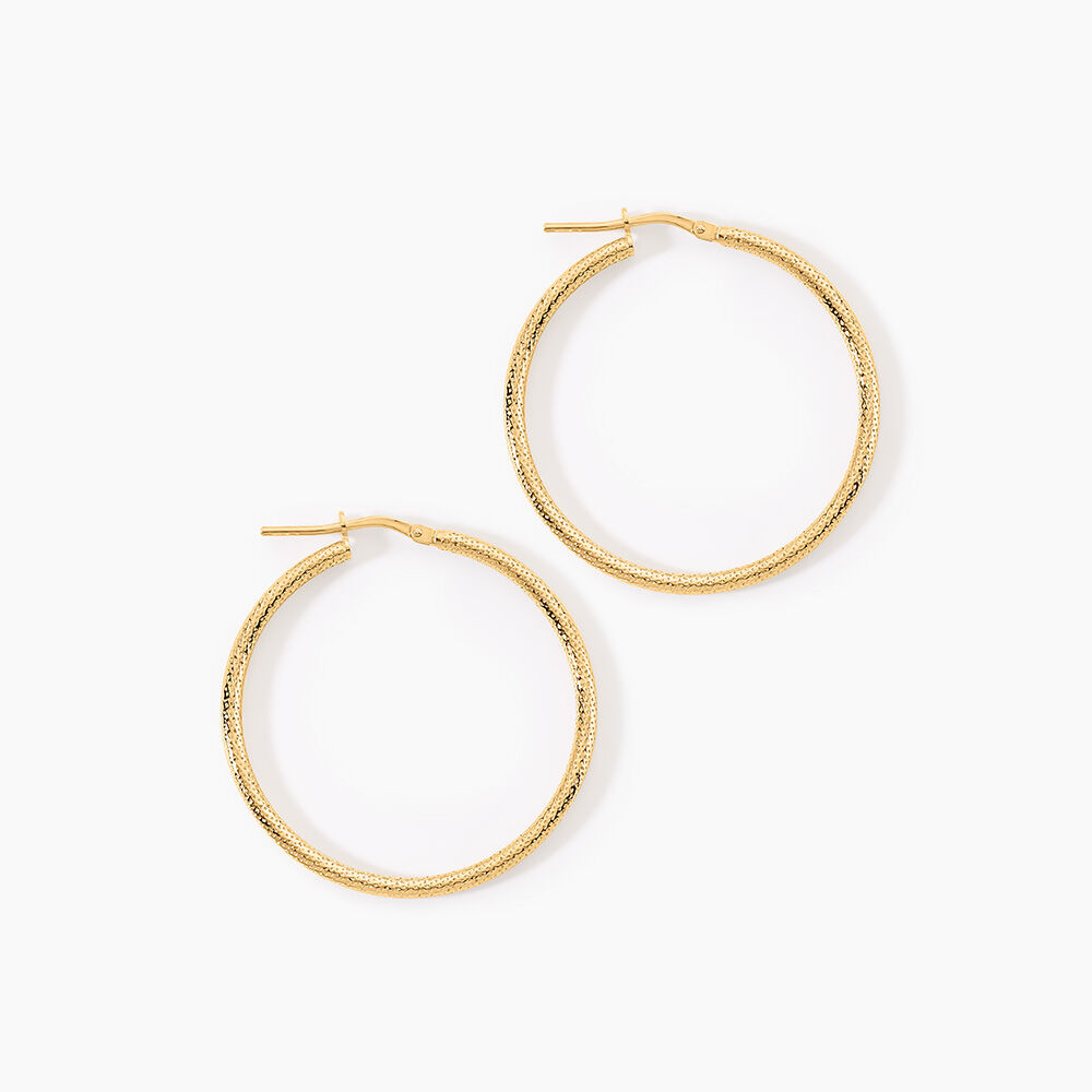 Cr&eacute;oles Ulrica Argent Dor&eacute; A L'Or 750/1000 - Cr&eacute;oles Femme | Marc Orian