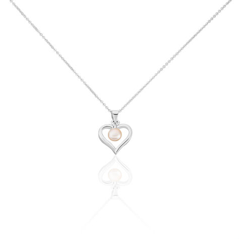 Collier Saynaae Argent Blanc Perle De Culture - Colliers avec pierres Femme | Marc Orian