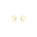 Boucles D'oreilles Puces Evaelle Papillon Or Jaune Oxyde De Zirconium - Puces Femme | Marc Orian