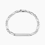 Bracelet Identit&eacute; Vila Argent Blanc - Gourmettes Femme | Marc Orian