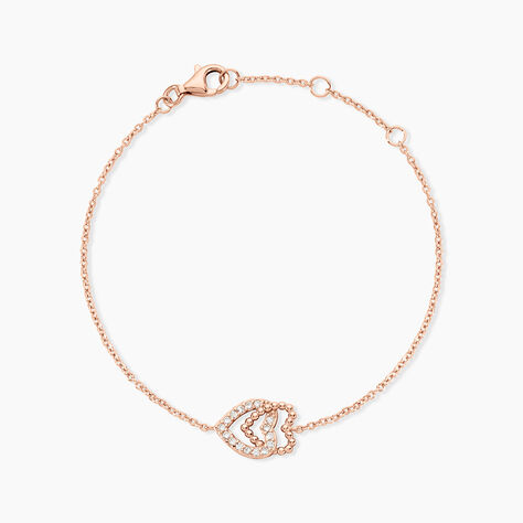 Bracelet Ottavia Argent Rose Oxyde De Zirconium - Bracelets fantaisie Femme | Marc Orian