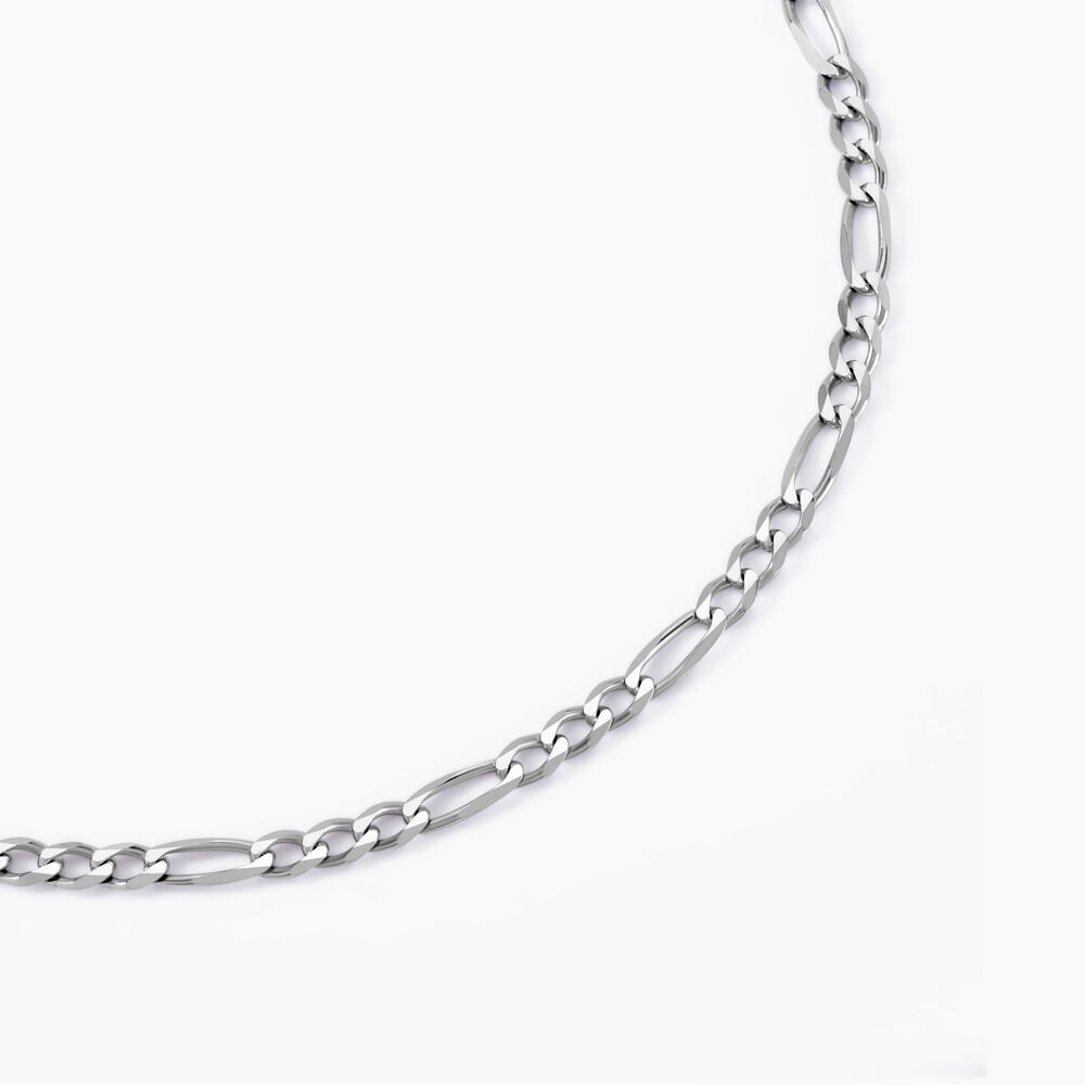 Collier Vivian Argent Blanc - Chaines Homme | Marc Orian