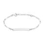 Bracelet Identité Bebe Bartolomee Or Blanc
