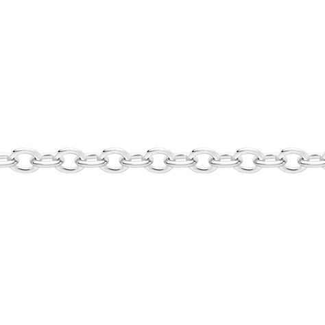 Chaîne Ilan Maille Forçat Ronde Or Blanc - Chaines Femme | Marc Orian