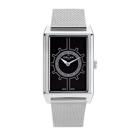 Montre Orlam Epoque Noir - Montres maille milanaise Homme | Marc Orian