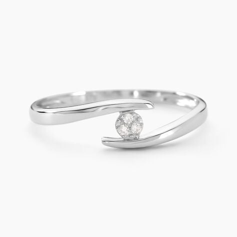 Bague Nolah Or Blanc Diamant - Parures de mariage Femme | Marc Orian