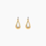Boucles D'oreilles Puces Nirmala Or Jaune Diamant - Pendantes Femme | Marc Orian