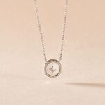 Collier Izarra Argent Blanc Nacre - Colliers avec pierres Femme | Marc Orian