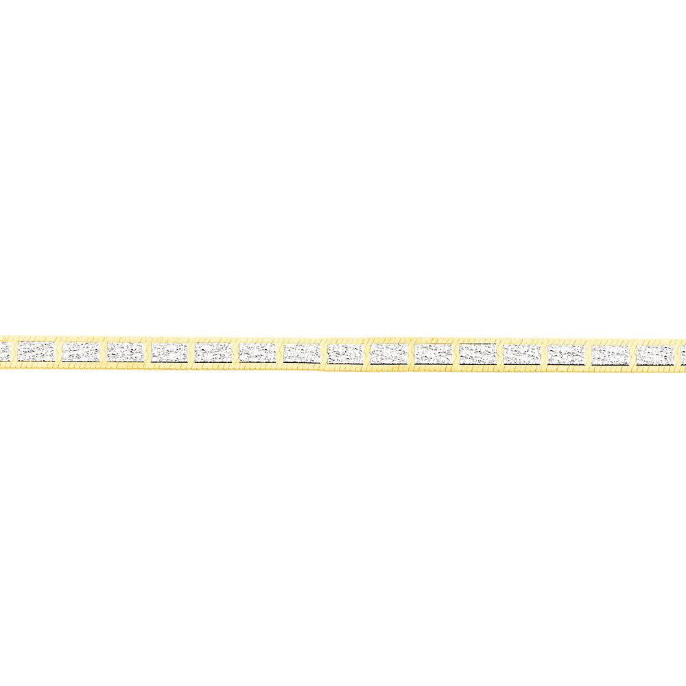 Bracelet Nuriaae Argent Jaune - Bracelets mailles Femme | Marc Orian