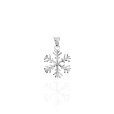 Pendentif Herbertine Flocon Or Blanc - Pendentifs Femme | Marc Orian