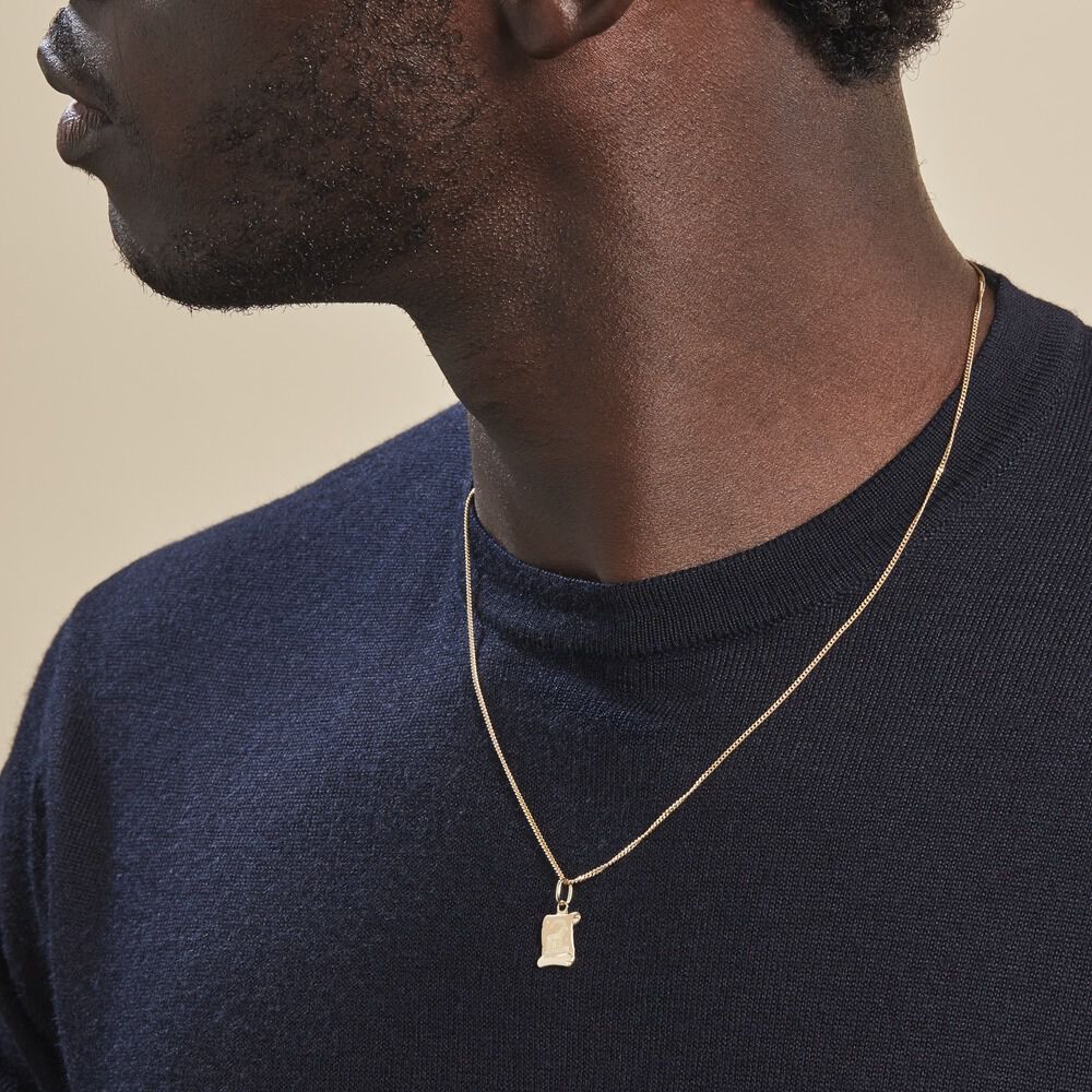 Pendentif Lamie Zodiaque Parchemin Or Jaune - Bijoux personnalisés Famille | Marc Orian