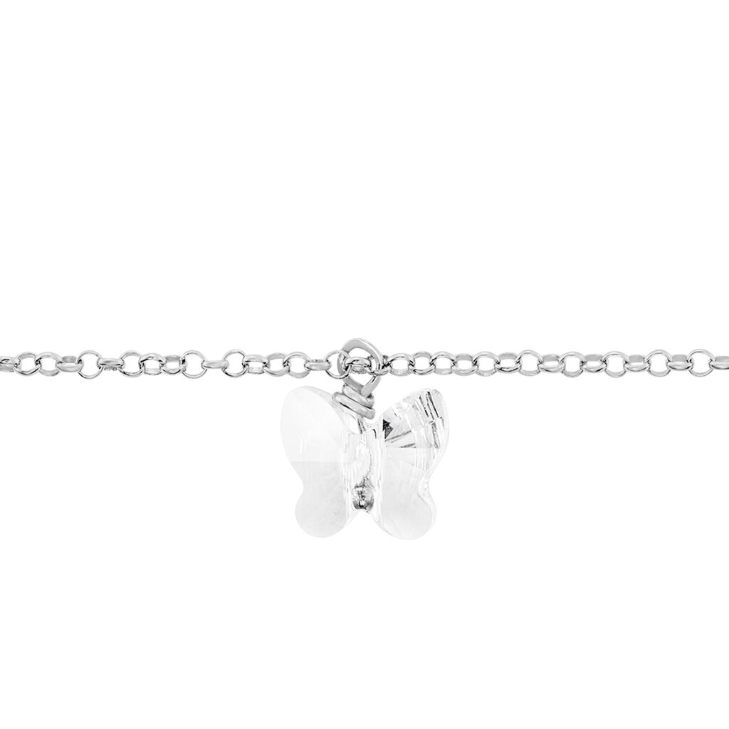 Bracelet Argent Blanc Patriki Cristal De Swarovski - Bracelets chaînes Femme | Marc Orian