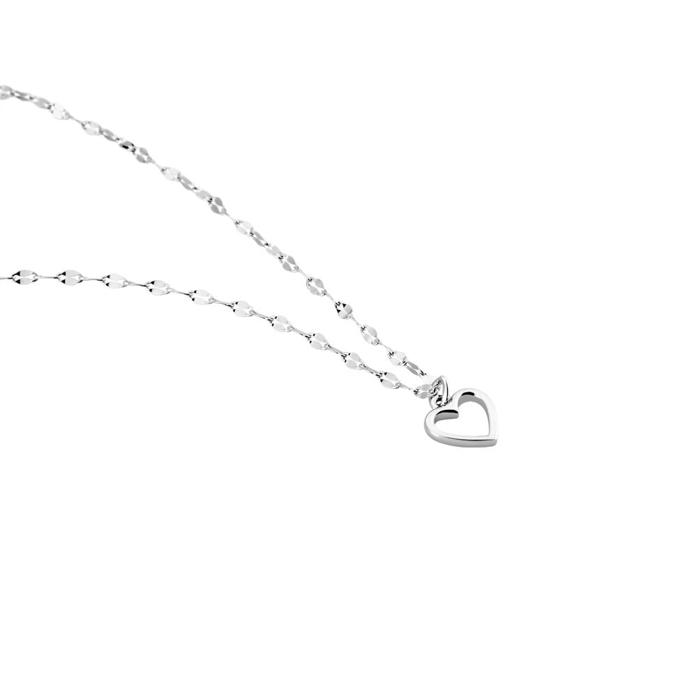 Collier Argent Blanc Hariane - Colliers fantaisie Femme | Marc Orian