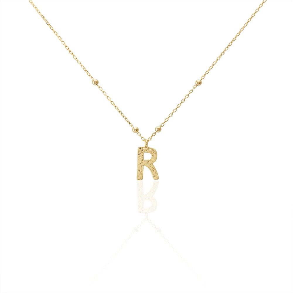 Collier Plaqué Or Jaune Lettra - Colliers fantaisie Femme | Marc Orian