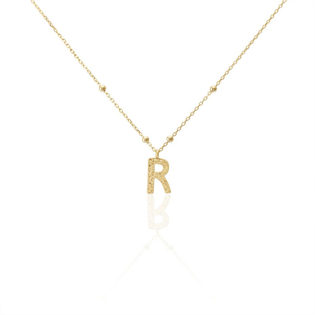 Collier Plaqué Or Jaune Lettra - Colliers fantaisie Femme | Marc Orian