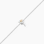 Bracelet Or Jaune Argent Blanc Oxyde De Zirconium - Bracelets cha&icirc;nes Femme | Marc Orian