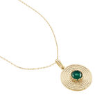 Collier Ilia Plaqu&eacute; Or Jaune Verre - Colliers avec pierres Femme | Marc Orian