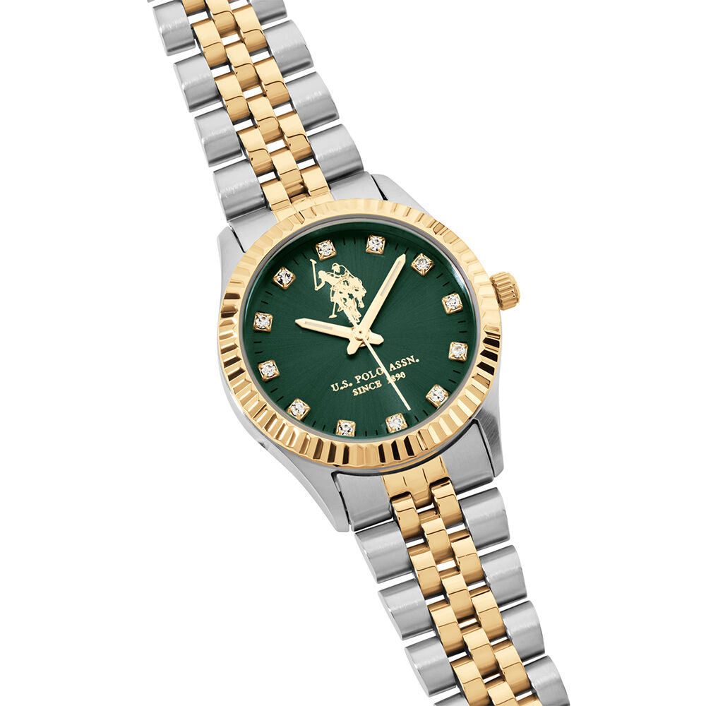 Montre U.s. Polo Azure Vert - Montres &eacute;tanches Femme | Marc Orian